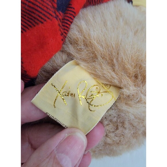 Furskins Farrell Furskin Teddy Bear Plush Xavier Roberts  22" Coleco 1983-4 - Picture 5 of 6